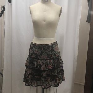Vintage Blumarine floral ruffle skirt. SizeUS 8